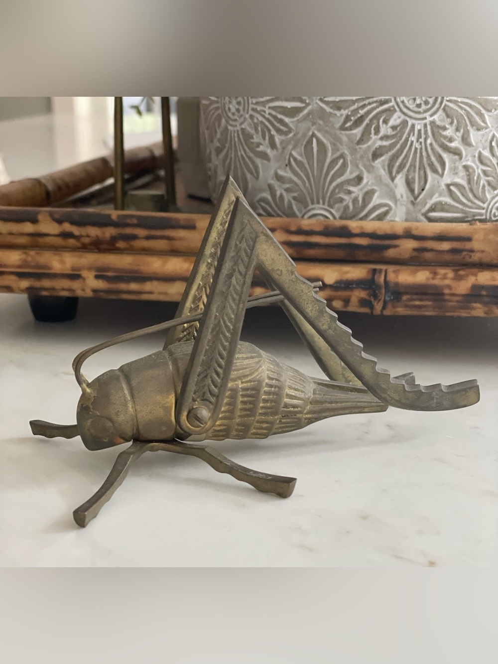 Vintage Brass cricket